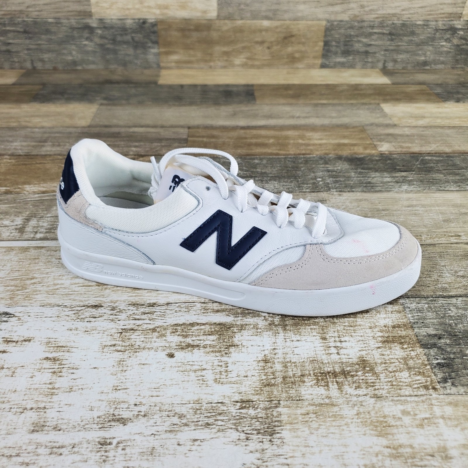 New Balance Ct300 V3 Court Womens Shoes Sz 9.5 D White Sea Salt & Vintage Indigo